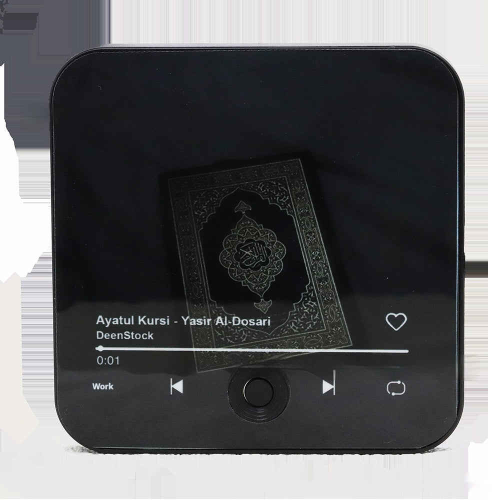 Magnetizing Your Heart with the Words of Allah 📿

The Quran Magnet: A Stylish Fridge Magnet and Surah Player in One

Key Features:

🎙️ Built-In Surah Player

🧲 Magnetic Design

📦 Compact & Portable

🎁 Perfect Gift

Includes USB C cable for re-chargin