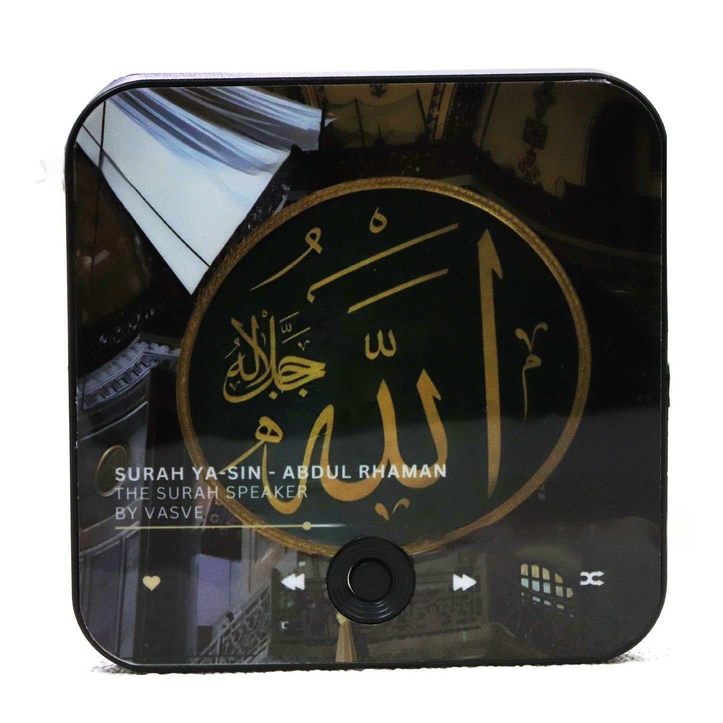 Magnetizing Your Heart with the Words of Allah 📿

The Quran Magnet: A Stylish Fridge Magnet and Surah Player in One

Key Features:

🎙️ Built-In Surah Player

🧲 Magnetic Design

📦 Compact & Portable

🎁 Perfect Gift

Includes USB C cable for re-chargin