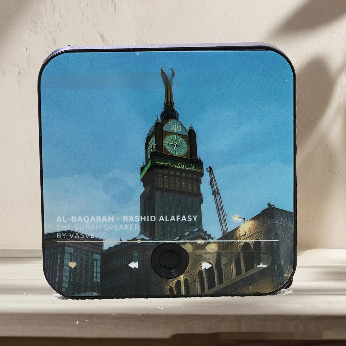 Magnetizing Your Heart with the Words of Allah 📿

The Quran Magnet: A Stylish Fridge Magnet and Surah Player in One

Key Features:

🎙️ Built-In Surah Player

🧲 Magnetic Design

📦 Compact & Portable

🎁 Perfect Gift

Includes USB C cable for re-chargin